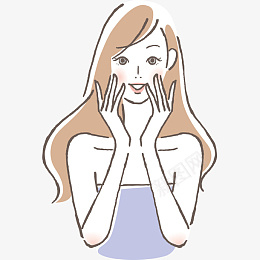 手绘女人png免抠素材_新图网 https://ixintu.com 手绘画 人 女人 矢量 矢量图 装饰 png装饰 png图形