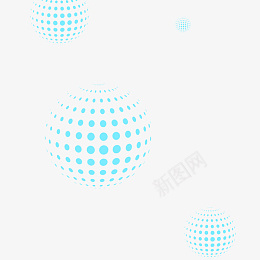 科技波点半调背景png免抠素材_新图网 https://ixintu.com 抽象圆 半调 圆形 圆点 波点 科技