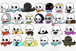 传说之下sanspsd免抠素材_新图网 https://ixintu.com 传说之下 sans 骷髅 卡通手绘