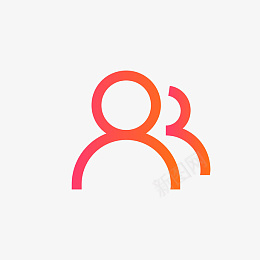 红色群组织图标免抠图png免抠素材_新图网 https://ixintu.com 分销商城 分销图标 微信群 群组织 人群 红色 群体