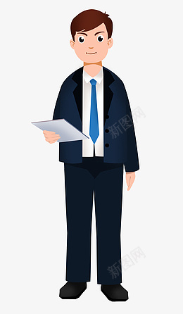 商务职场人png免抠素材_新图网 https://ixintu.com 办公 商务 职业 金融