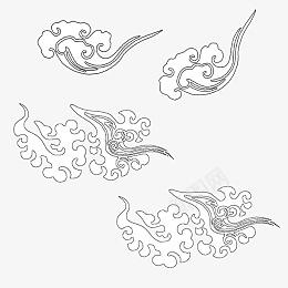 春节祥云素材psd免抠素材_新图网 https://ixintu.com 云 祥云 春节 国风