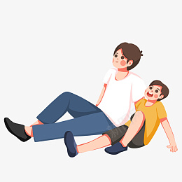 和爸爸在一起父亲节快乐png免抠素材_新图网 https://ixintu.com 父亲节 父亲 爸爸 节日快乐