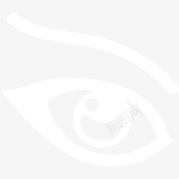 眼睛线性医美双眼皮白色png_新图网 https://ixintu.com 医美 眼睛 双眼皮 图标