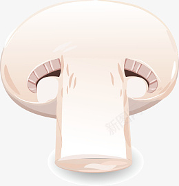 卡通蔬菜切开的香菇png免抠素材_新图网 https://ixintu.com 蔬菜 香菇 一半香菇 一半蔬菜 切开的蔬菜