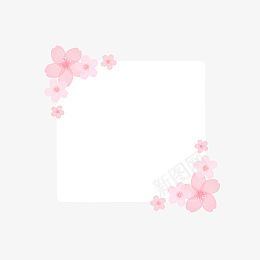 清新唯美樱花花纹边框png免抠素材_新图网 https://ixintu.com 装饰插画 装饰边框 樱花节 唯美 桃花 植物 樱花 浪漫 清新 粉色 花纹 框