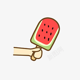 卡通高清棒棒冰png免抠素材_新图网 https://ixintu.com 西瓜 高清 卡通 素材