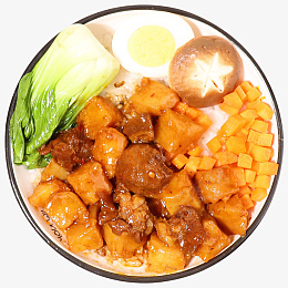 土豆烧牛肉饭png免抠素材_新图网 https://ixintu.com 土豆烧牛肉 套餐饭 美食 传统美食 餐饮美食