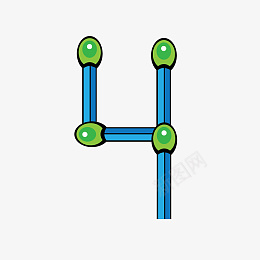 火柴数字4psd免抠素材_新图网 https://ixintu.com 火柴 数字-4 火柴棒 数字