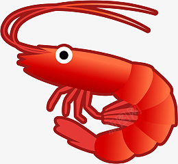 卡通美味虾高清图片png免抠素材_新图网 https://ixintu.com 卡通 美味虾 食物 动物