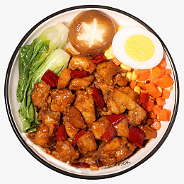 辣子鸡套餐饭png免抠素材_新图网 https://ixintu.com 套餐饭 美食 传统美食 餐饮美食