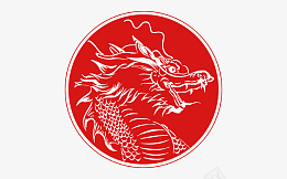 红色国风龙贴图psd免抠素材_新图网 https://ixintu.com 龙 红色 贴图 中国风