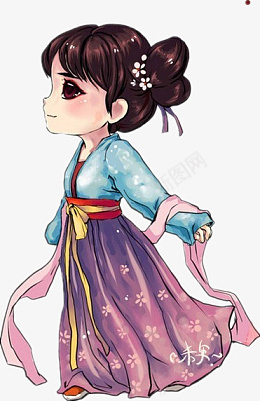 汉服美女国潮png免抠素材_新图网 https://ixintu.com 汉服 国潮 美女 小姐姐