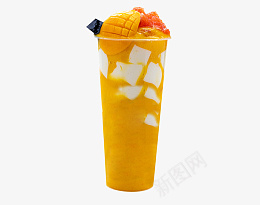 满杯杨枝甘露png免抠素材_新图网 https://ixintu.com 芒果奶茶 杨枝甘露 西柚果汁 芒果汁