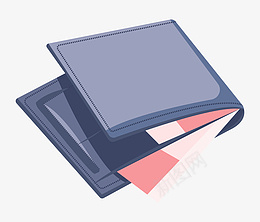 钱财钱包男士用品png免抠素材_新图网 https://ixintu.com 钱包的钱财 卡通插画 男士用品 皮折插画 钱包插画 钱折 钱财