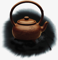 春茶茶壶茶叶素材
