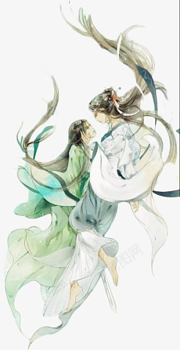 古风浪漫情侣png免抠素材_新图网 https://ixintu.com 唯美 古风 女生 浪漫