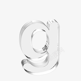 立体水晶透明字母小写gpng免抠素材_新图网 https://ixintu.com 水晶 透明 符号 英文字母