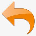 箭头橙色撤销humano2png免抠素材_新图网 https://ixintu.com arrow 箭头 orange 橙色 undo 撤销