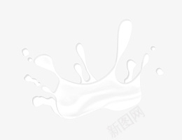 飞溅牛奶卡通插画png免抠素材_新图网 https://ixintu.com 美味的牛奶 卡通插画 洒落一地 牛奶插画 飞溅牛奶 牛奶 饮料