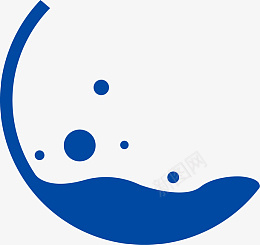 蓝色半圆环水气泡png免抠素材_新图网 https://ixintu.com 蓝色半圆环水气泡 半圆环水气泡 水 气泡