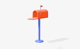 3D邮箱信箱png免抠素材_新图网 https://ixintu.com 邮箱 信箱 寄信 送信