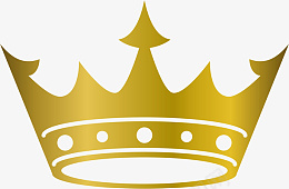 金皇冠渐变华丽简约png免抠素材_新图网 https://ixintu.com 金色 渐变 皇冠 华丽