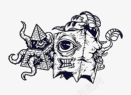 卡通潮流手绘插画png免抠素材_新图网 https://ixintu.com 卡通 潮流 手绘 插画