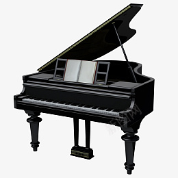 钢琴3D模型png免抠素材_新图网 https://ixintu.com 钢 琴 3D 模型