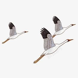鹤起飞的仙鹤儿童插画卡通png免抠素材_新图网 https://ixintu.com 鹤 起飞的仙鹤 儿童 插画 卡通