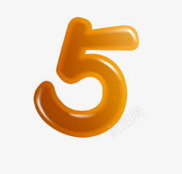 麦当劳鸡块5数字png免抠素材_新图网 https://ixintu.com 麦当劳数字 鸡块数字 5 数字