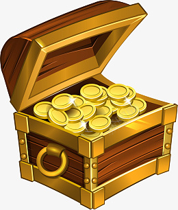 手绘卡通财宝箱png免抠素材_新图网 https://ixintu.com 手绘珠宝箱 卡通财宝箱 珠宝箱 财宝箱