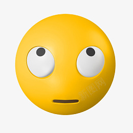 3D立体发呆表情包png免抠素材_新图网 https://ixintu.com 发呆 目瞪口呆 呆滞 表情