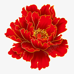 花红色花花元素花素材ai免抠素材_新图网 https://ixintu.com 花 红色花 花元素 花素材