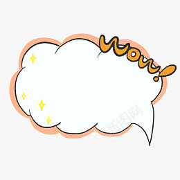 卡通手绘字幕云注png免抠素材_新图网 https://ixintu.com 可爱的 感叹语 手拉的 文本框 人格 信件 卡通 张贴 插图 涂鸦 白色 符号 云 线