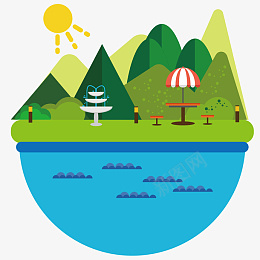 公园喷泉装饰绿地湖png免抠素材_新图网 https://ixintu.com 公园 喷泉 早晨 绿地 美好 装饰 长椅 阳光 湖