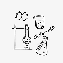 开学季化学课涂鸦png免抠素材_新图网 https://ixintu.com 开学季 酒精灯 公式 化学 教具 涂鸦 烧杯 生物 知识 科学