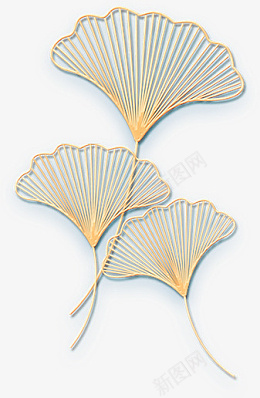 金色银杏叶素材png免抠素材_新图网 https://ixintu.com 金色 银杏叶 素材 秋天