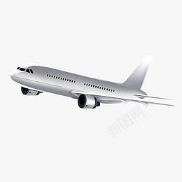 手绘白色飞机png免抠素材_新图网 https://ixintu.com 手绘飞机 交通 旅游 旅行 航班 航行 飞机