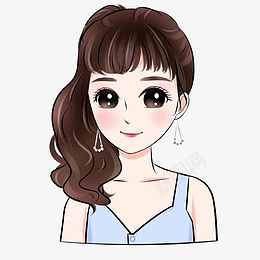 卡通漂亮的大美女png免抠素材_新图网 https://ixintu.com 卡通 漂亮 美女 人物