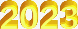 2023新年金色字体png免抠素材_新图网 https://ixintu.com 2023 新年 字体 立体字