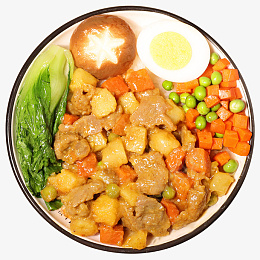 咖喱牛肉套餐饭png免抠素材_新图网 https://ixintu.com 套餐饭 美食 传统美食 餐饮美食