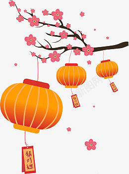 春节新春梅花元素png免抠素材_新图网 https://ixintu.com 春节 梅花 梅花元素 春节元素