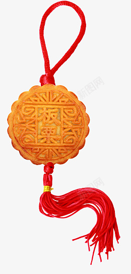 中秋节月饼中国结png免抠素材_新图网 https://ixintu.com 中秋 节日 月饼 中国结
