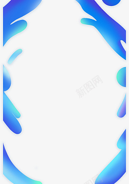 原创蓝紫色有趣海洋png免抠素材_新图网 https://ixintu.com 原创 蓝紫色 有趣 海洋