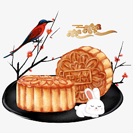 中国风中国传统节日中秋节月饼玉兔psd免抠素材_新图网 https://ixintu.com 中国风 中国传统节日 中秋节 月饼 玉兔