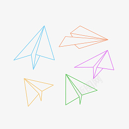 毕业季彩色简约线稿纸飞机PNGpng免抠素材_新图网 https://ixintu.com 纸飞机 彩色 梦想 毕业 简约 线稿 青春 飞翔