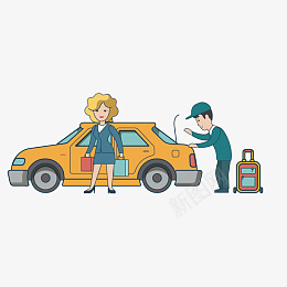 手绘卡通出租车司机png免抠素材_新图网 https://ixintu.com 出租车司机 卡通 可爱出租车 手绘 手绘卡通出租车司机