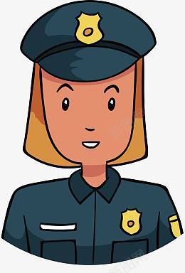手绘卡通女警察png免抠素材_新图网 https://ixintu.com 矢量png 警察 人民警察 手绘人物 卡通人物 女警察