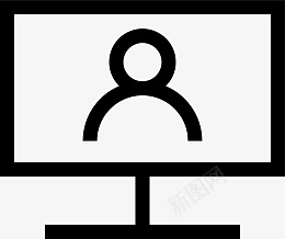 黑色描边账号管理图标eps_新图网 https://ixintu.com 权限管理 账号管理 图标 黑色 简洁图标 商业图标 线条 网页